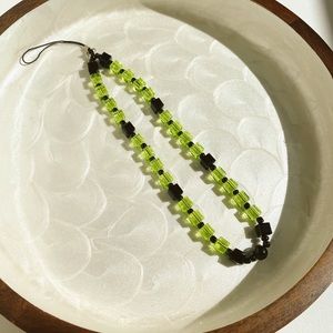 Lime Green Phone Charm